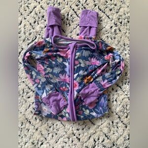Little Sleepies Purple Floral Kids Pajamas